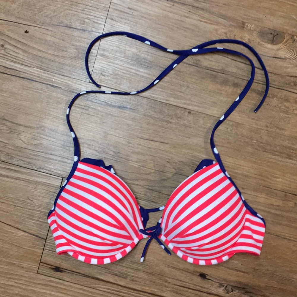 Victoria’s Secret American flag bikini top